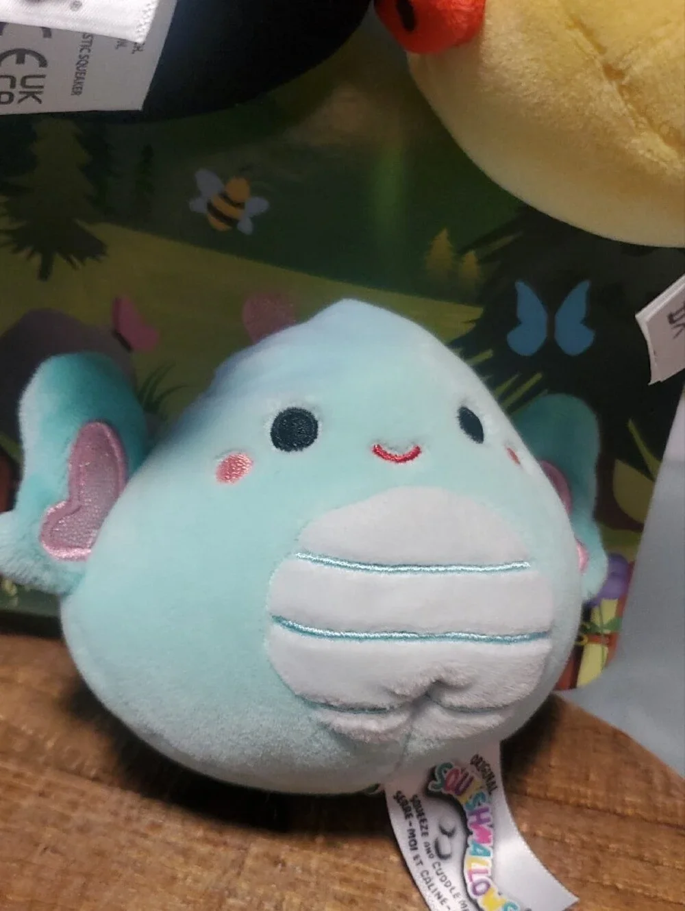 3 Squishmallows Pet Squeaker Toys